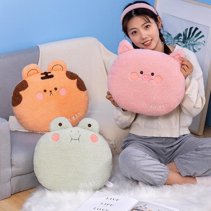 Cute Kawaii Animal Pillow Plush Toy Bear Nap Pillow Cartoon Rabbit Pillow Tiger Cushion