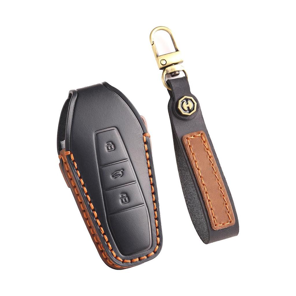 Suitable for  Chery ICAR  Handmade Cowhide High-End Car Key Cover
