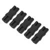 5Pcs Copper Contact PVC Shell IEC320 C15 to C15 Power Adapter for Printers Computer Electric Car 10A 250V 2.5A 250V