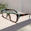 Women Cat Eye Glasses  New Fashion Vintage Blue Light Blocking Eyewear Trendy Stylish Design Oversized Eyeglasses