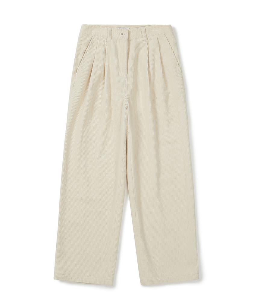 CLOVE [25Fw Clove] Corduroy Wide Pants (Cream)