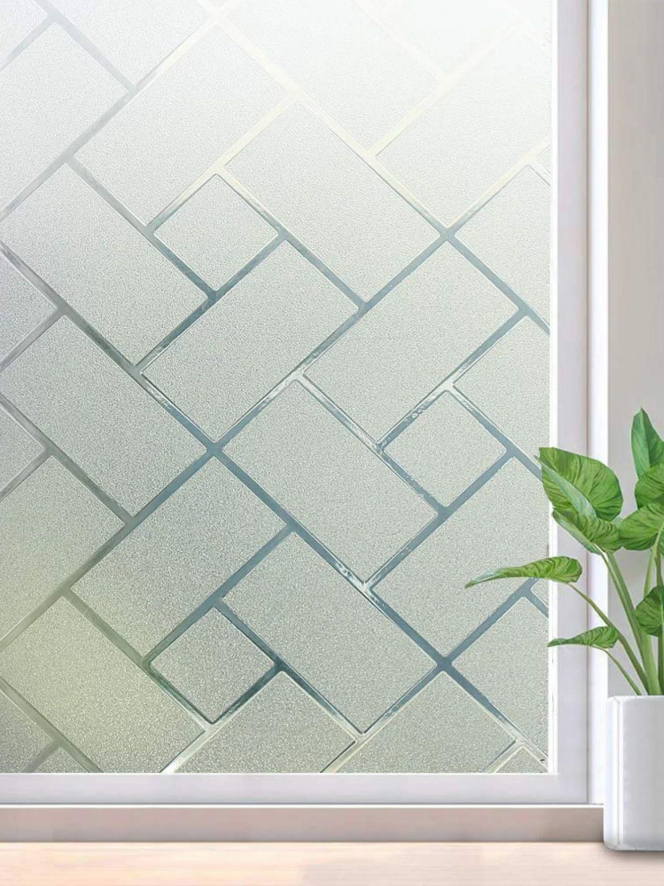 

Матовая ПВХ-пленка для окон - статическое прилипание, блокирующее УФ-излучение, для стеклянных дверей домашнего офиса, непрозрачная 30x100 cm