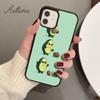 Cute Avocado Cartoon Phone Case for iPhone 11 12 13 14 Pro Max Mini X XR XS SE 2020 6S 7 8 Plus Samsung Galaxy S21 S22 Shell