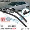 Car Wiper Blade Front Window Windscreen Windshield Wipers Blades Side Pin Auto Accessories For Alfa Romeo 159 23"+18" 2005-2011