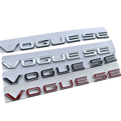 Calcomanía 3D ABS negra para maletero de coche, letras, emblema del logotipo Voguese para HSE SCV6 SDV8, accesorios para coche