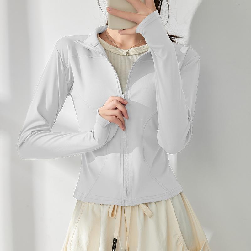 Sunscreen Clothes, Yoga Clothes, Women's Spring New Pilates Training, Sports Quick-drying Jacket, Running Fitness Top