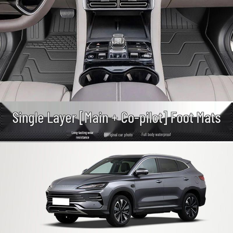 

25 New TPE Floor Mats for BYD Song PLUS EV: Full Coverage DMI Carpet, Driver s Seat & Trunk Mats 21-25 BYD Song PLUS EV [Enhanced Anti-Scratch]