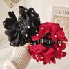 1pc New Fabric Gripper Senmei High end Hair Accessories Fashionable and High end, Back of the Head Hair Grip