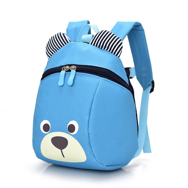 Korean Style Cartoon Anti-Lost Schoolbag for Kindergarten Boys & Girls Aged 1-5