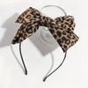 1pc Leopard Print Bow Headband Vintage Style Perfect Daily Party Looks Trendy Hair Accessory Multiple Prints Casual Retro Animal