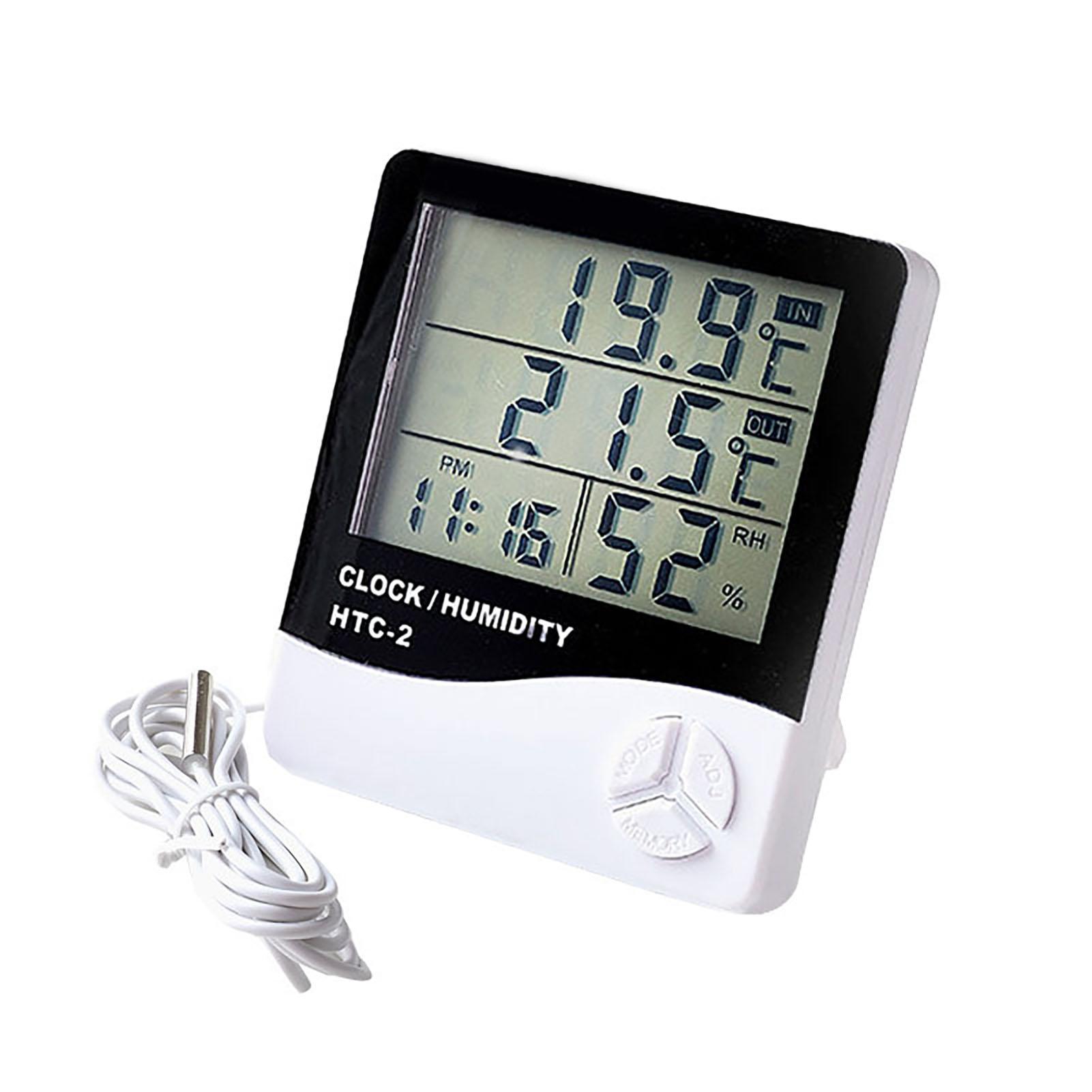 Temperature Humidity Monitor 4 Window Display High Definition Sensitive Digital Thermometer Hygrometer