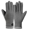 Warm Gloves New Rabbit Velvet Bow Outdoor Cycling Versatile Windproof and Cold Autumn and Winter Gloves