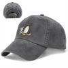 Pingu Berretto da Baseball Unisex da Donna Pinguino Denim Usurato Lavato Cappelli Berretto Classico da Esterno Corsa Golf Snapback Regolabile