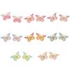 5PCS Colorful Gradient Three-Dimensional Butterfly Hair Clip, Sweet And Fairy Girl Headband, Cute Girl Heart Hair Clip