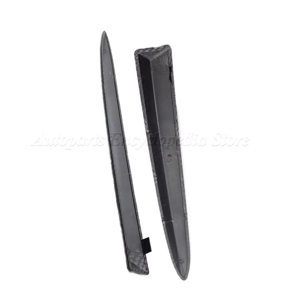 735455042 For FIAT 500 2008‑2015 Car Front Bumper Upper Molding Chrome Carbon Trim 735455041 Front Bumper Upper Grill Trim