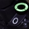 Optional Color Night Vision Light Luminous Ignition Switch Sticker Glow Key Ring Hole Cover for Car Accessories Interior