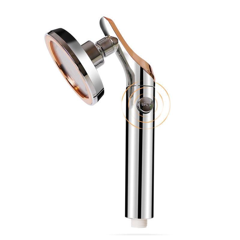 Adjustable Bathroom Shower Head Shower Head Hand Shower High Pressure Water Saving One Button To Stop Water Shower Heads