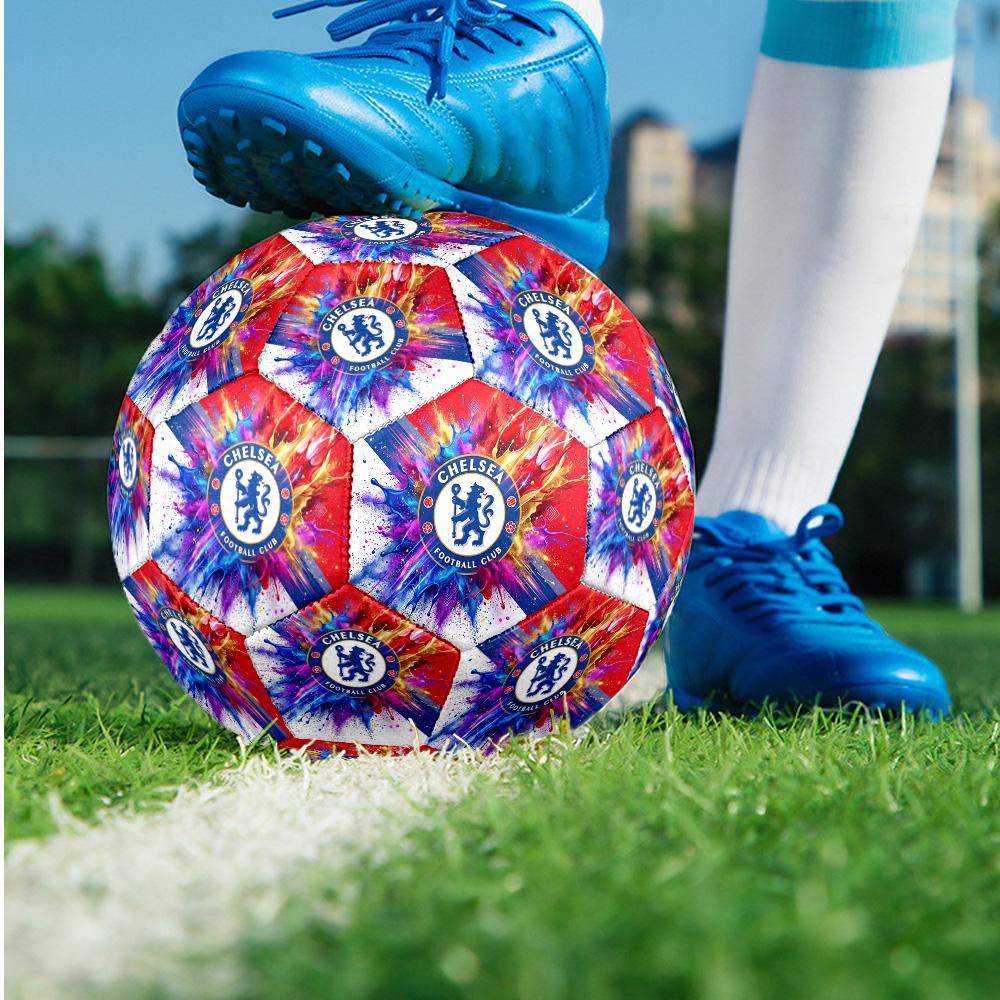 Pallone da calcio a tema Chelsea FC Taglia 5 Pallone da calcio Tocco Morbido Pallone da calcio Professionale per Allenamento per Sport all'Aperto