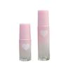 5ml 10ml Gradient Pink Glass Roll On Bottle Empty Perfume Bottle Essential Oil Roller Ball Bottle Liquid Container Makeup Tools