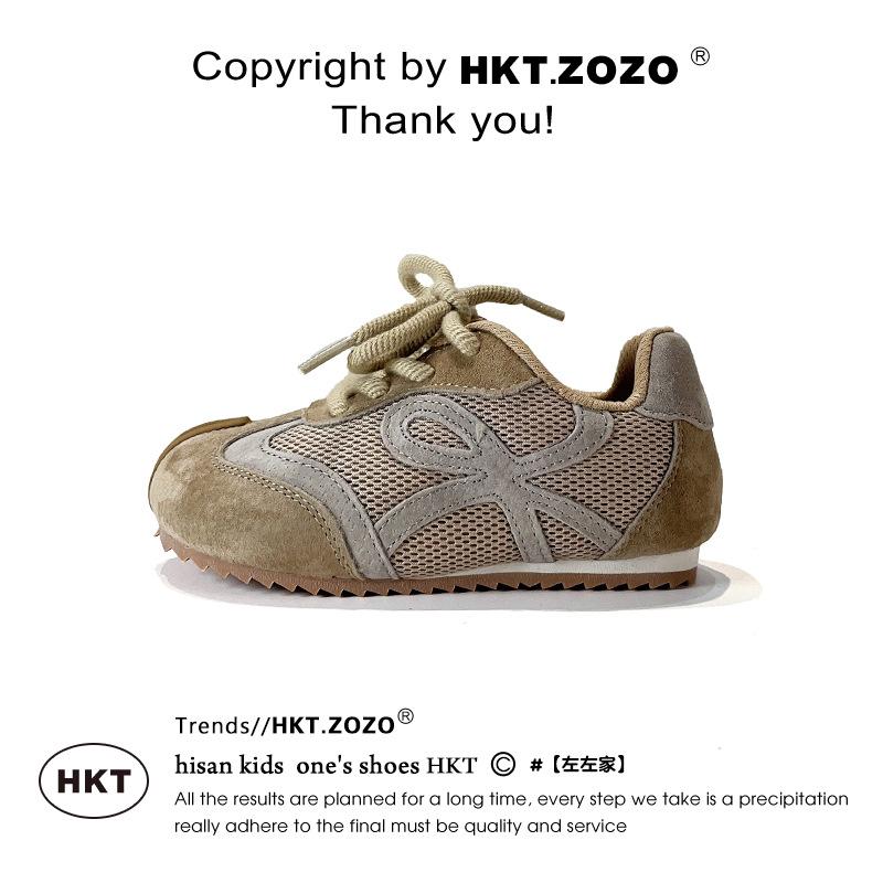 

Children s spring mesh sports shoes retro men s and women s children s new fake split-toe casual non-slip Forrest Gump shoes 33 yards inner length 20.8cm хаки