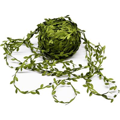 10 Metri 2 Pezzi Seta Verde Natura Foglia Artificiale Foglie Vigna Decorazione Matrimonio Fogliame Scrapbooking Artigianato Ghirlanda Fiori Finti Ghirlanda