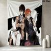 Osamu Dazai Chuuya Nakahara Wall Tapestry Aesthetic Wall Hanging Printed Fabric Blanket Decorative Tapestries for Bedroom Living Room Home Decor