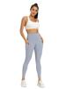 European & American Athletic Yoga Leggings with Pockets - High-Waisted, Hip-Lifting, Ideal for Fitness & Running.