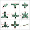 10-30Pcs 16mm Plants Support Connectors ,2/3/4/5-way Garden Greenhouse Bracket Rod Joints Frame Building Fixed Accessories DIY