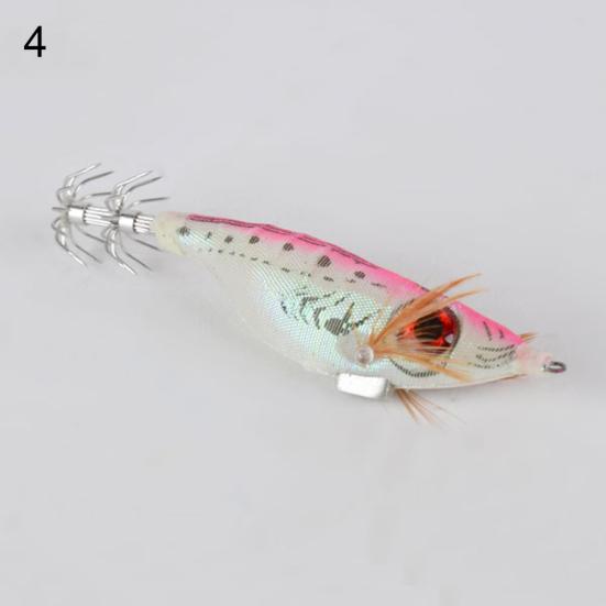 

3D приманка для ловли креветок в морской воде, светящаяся приманка для креветок, крючок для кальмара, снасти