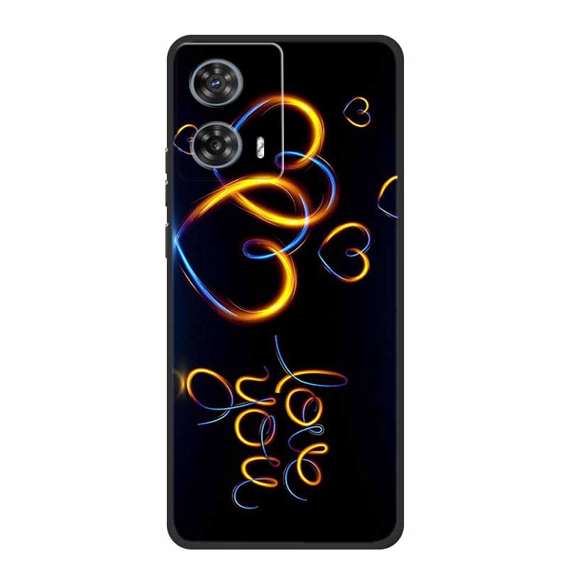 For Motorola G85 Case G 85 Phone Cover Black Silicone Soft Case For Motorola Edge 50 Fusion S50 Neo G24 Power Back Cover Case