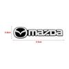 2/4Pcs Car Audio Decorate 3D Aluminum Badge Emblem Sticker for Mazda 2 3 4 5 6 7 8 ATENZA Axela 5 6 323 CX4 MX3 MX5 RX8 CX6 CX5 FF26