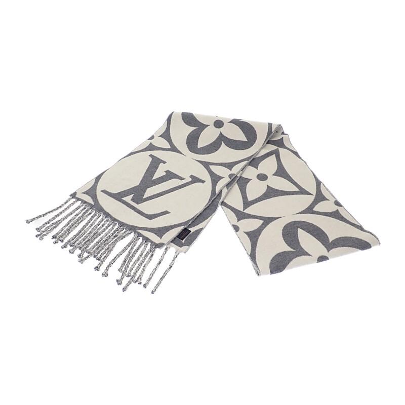 

LOUIS VUITTON M92857 Scarf Gryclair wool mens