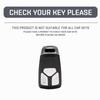 Durable Car Remote Key Case Cover Shell For  A4 B9 A5 A6 8S 8W Q5 Q7 4M S4 S5 S7 TT TTS TFSI RS Protector Fob Keyless