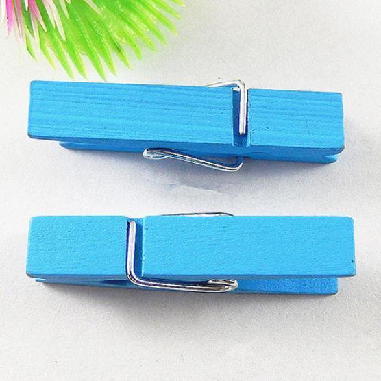 20 st Flerfärgade träklädnypor Trätvättklädnypor Pappersklämma