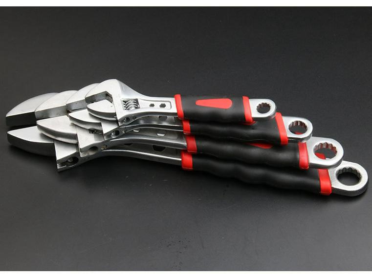 Multifunctional Insulated Mini Adjustable Jaw Wrench Set with Short Handle - Free Shipping