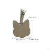 Leather Luggage Tag Boarding for Women Men Fashion Cartoon Cat Handbags Purse Charm Travel Bag