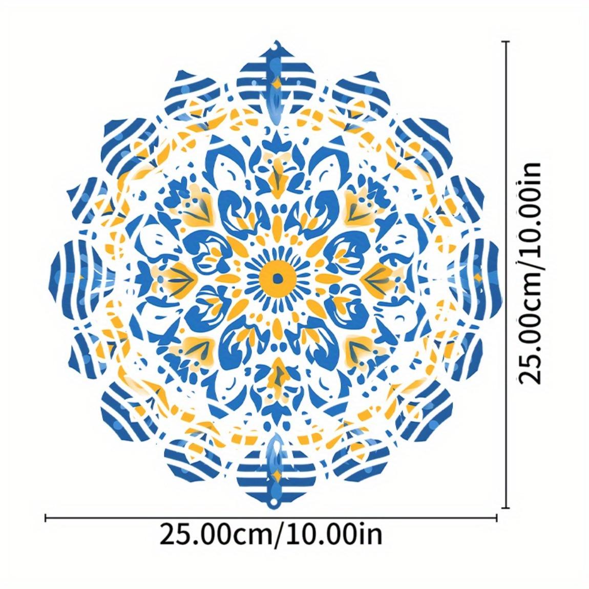 

10 Inch Bohemian Wind Chime for Outdoor Decor Elegant Handmade Hanging Wind Chime with 360 Hook Perfect Gift for Spring Summer Balcony Courtyard 01A