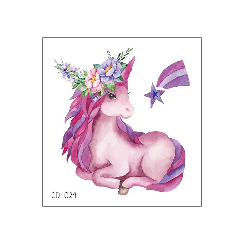 Waterproof Temporary Tattoos for Kids - Flamingo & Unicorn Designs