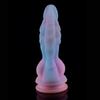 Luminous Dildo Anal Women Men Colourful Night Glow Dildo Penis Huge Dragon Monster Dildo Butt Plug Adult Sex Toy