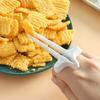 1PC/2PCS Lazy Fingers Chopsticks Play Games Eat Snacks Clip Brush Video Without Dirty Hands Food Clip
