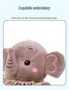 Cartoon Elephant Chenille Plush Toy & Absorbent Hand Towel