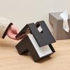 1PC Paper Holder High-value Tissue Creative Box Simple Creative Modern L-shaped Nordic Japanese Instagram 13.5x8x5cm