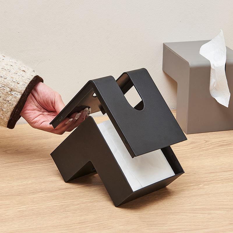1PC Paper Holder High-value Tissue Creative Box Simple Creative Modern L-shaped Nordic Japanese Instagram 13.5x8x5cm