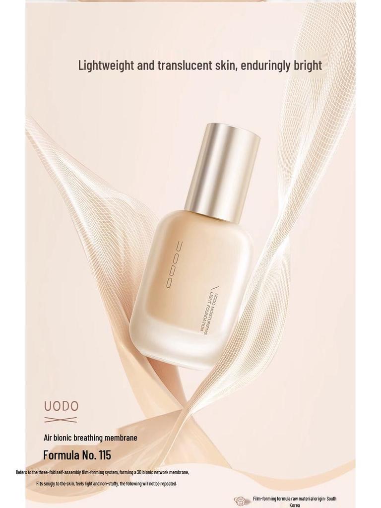 UODO Feuchtigkeitsspendendes Langanhaltendes Mattes Make-up für Mischhaut bis fettige Haut
