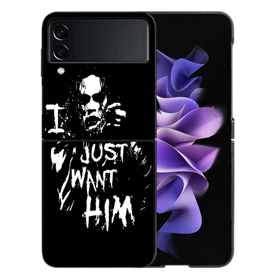 Movie THE C-CROW Phone Case For Samsung Z Flip 6 7 5G Galaxy Z Flip 5 4 3 5G Cases Shockproof Hard Cover TPU