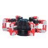 DIY Transformable Fingertip Toy Twisted Deformed Mechanical Stress Relief Toy for Kids AdultsRed