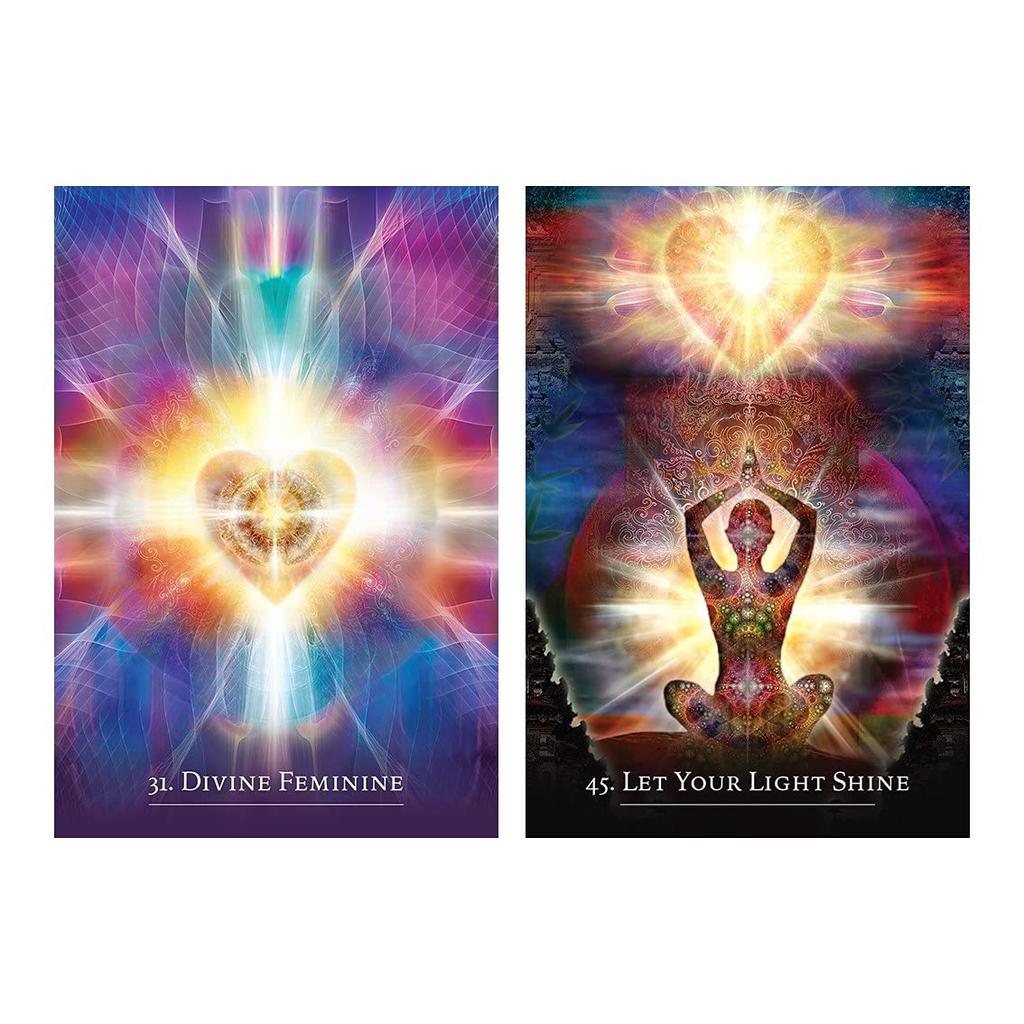 Kancharo Oracle Tarot Card Set Secret Language of Includes Japanese Oracle Card Basic Instructions Pouch 45-Card [The Light] & (Authentic)