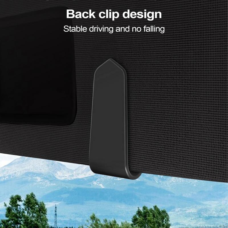 Universal Car Visor Sunglasses Holder Clip Card Ticket Holder Auto Interior Sun Visor Glasses Box Decoration Accessories