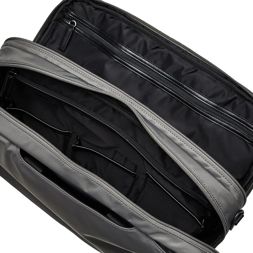 Lightweight 3way Briefcase Charcoal 81151 [Kitamura] D-0430 Men's Gray/Black