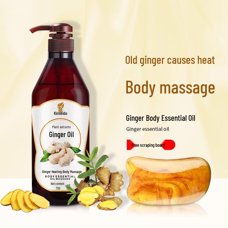 Rožių ir alyvuogių masažinis eterinis aliejus - 750 ml Naudojimui meridianų grožio salone, praturtintas senu imbieru